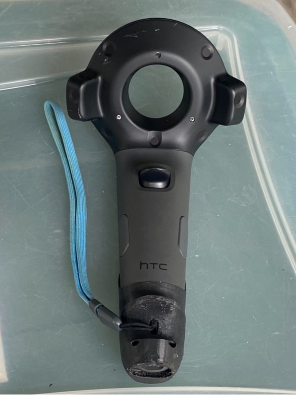 HTC Vive VR Virtual Reality Wand Controller (Single) Black w/ Wrist Strap